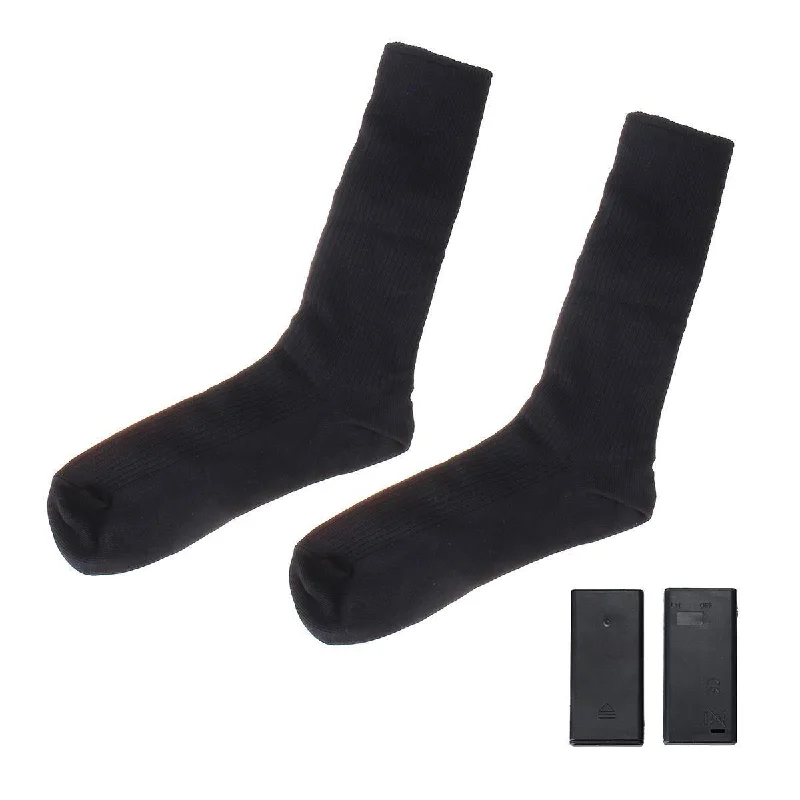 Battery Heated Socks Electric Feet Heater Skiing Snow Hiking Winter Feet Warmer