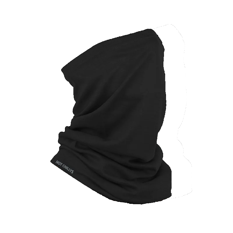 Youth Micro-Elite Chamois Neck Gaiter - Black