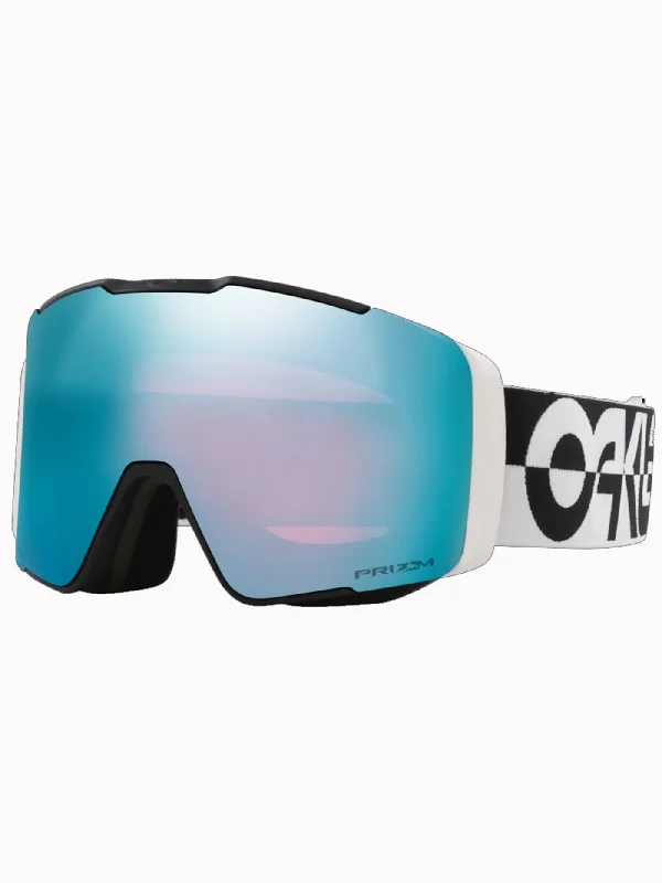 Line Miner Pro L Black White Duality/Prizm Sapphire & Torch Iridium Goggle