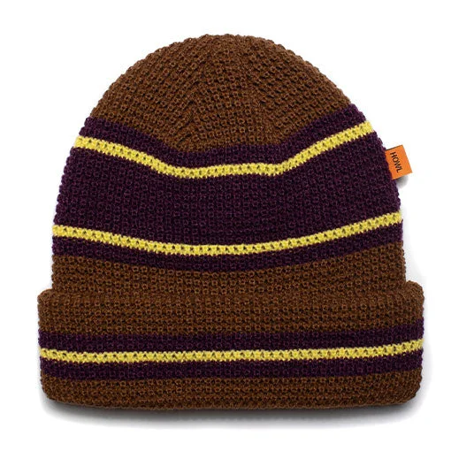 Howl Stripe Beanie Brown 2023