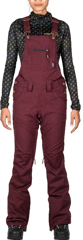 L1 Loretta Overall Bib Pants Womens Wine