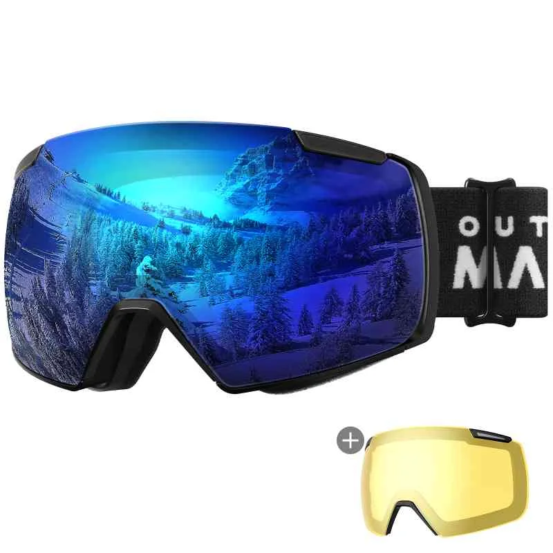 Black Frame VLT 15% REVO Blue Lens+VLT 87% Yellow Lens