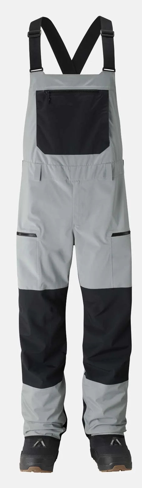 Jones Mountain Surf Bib Pants Mens Frosty Blue