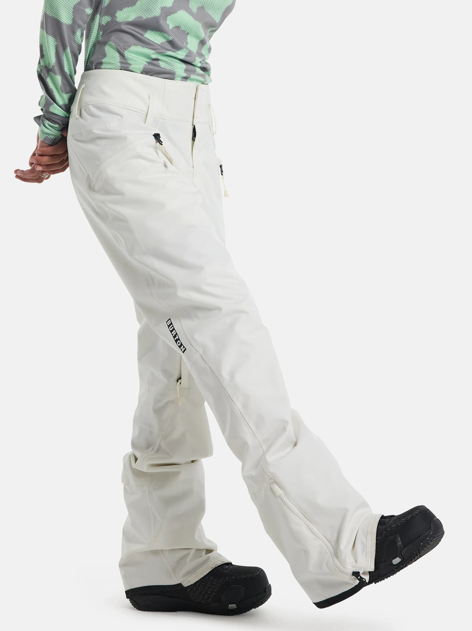 Burton Marcy High Rise Pants Womens Stout White