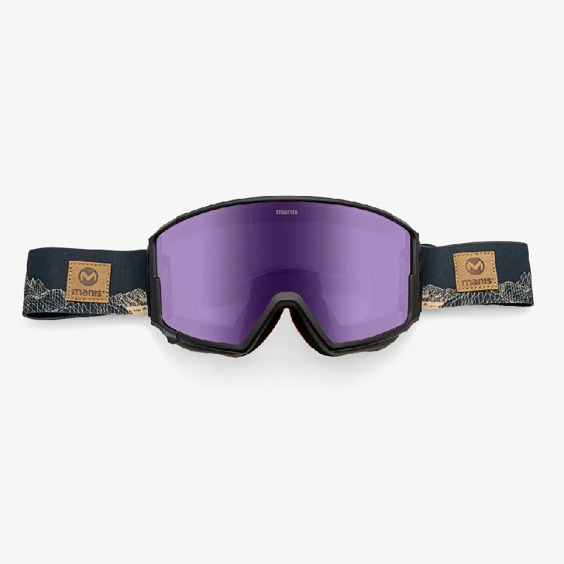 Manis V1 Goggle Black – Purple