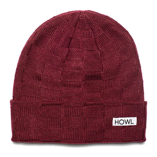 Howl Rib Test Beanie Red