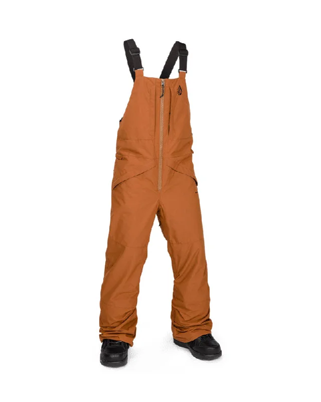 Volcom Kids' Barkley Ins Bib Overall Caramel Smp 2025