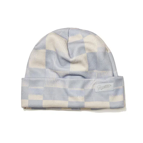 MONOGRAM BEANIE SKY BLUE