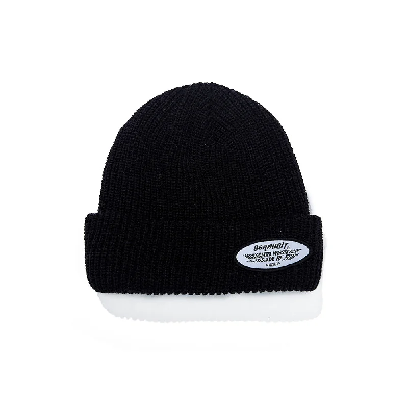 WEWE WAPPEN BEANIE BLACK