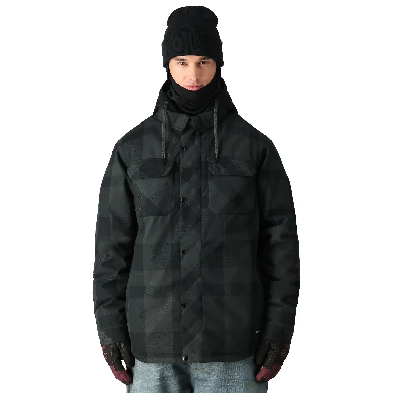 Tonal Black Plaid