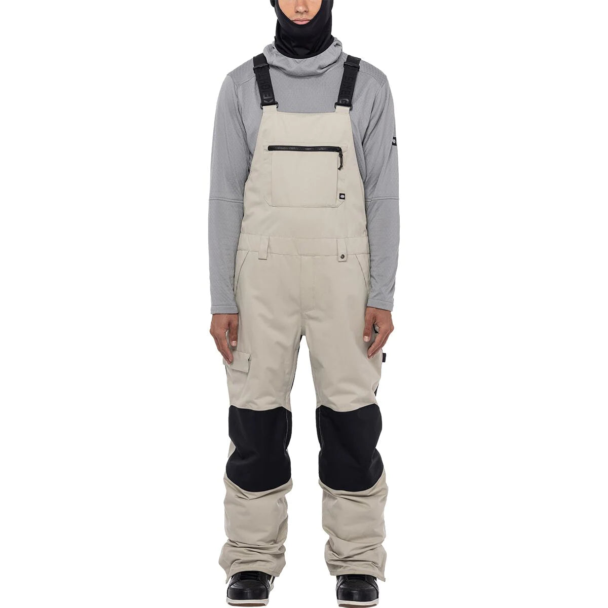 686 Hot Lap Bib Pants Mens Putty