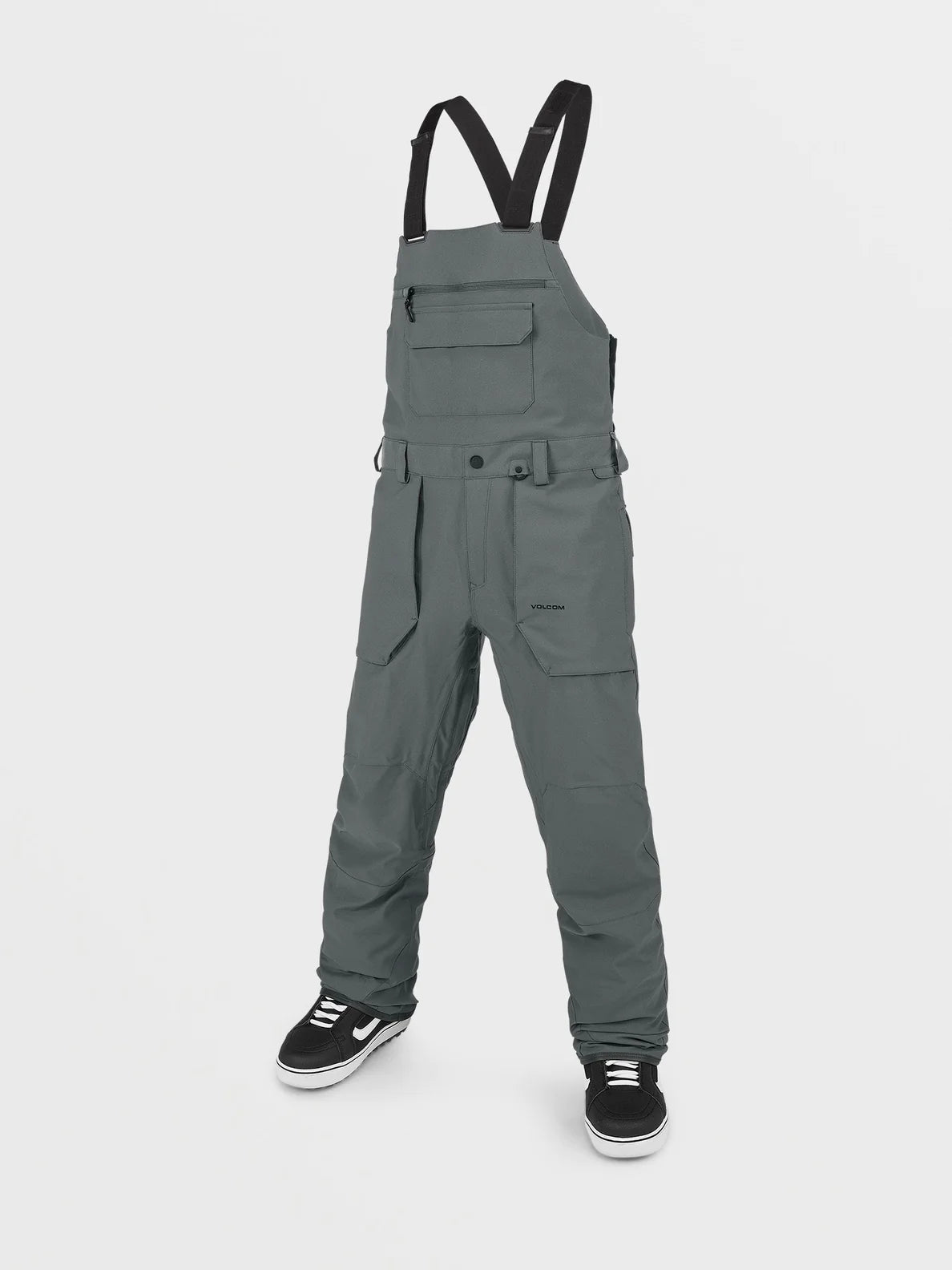 Volcom Roan Bib Overall - Charcoal