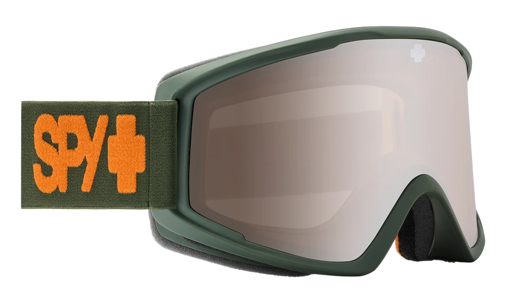 Spy Crusher Elite Goggles Matte Steel Green / Bronze Silver Mirror