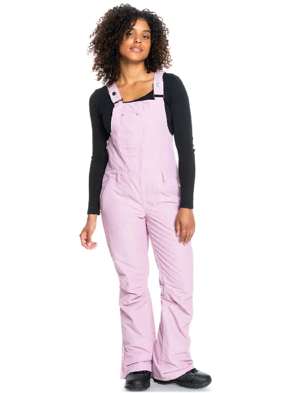 Roxy Rideout Womens Bib Pants Dawn Pink