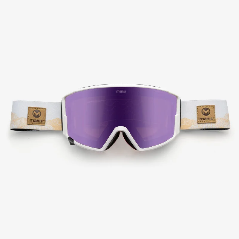 Manis V1 Goggle White – Purple