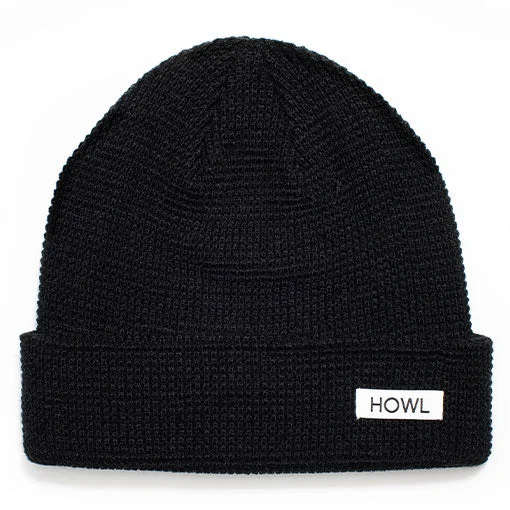 Howl Waffle Beanie Black