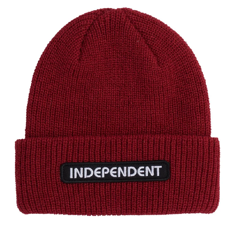 Independent B/C Groundwork Beanie Red