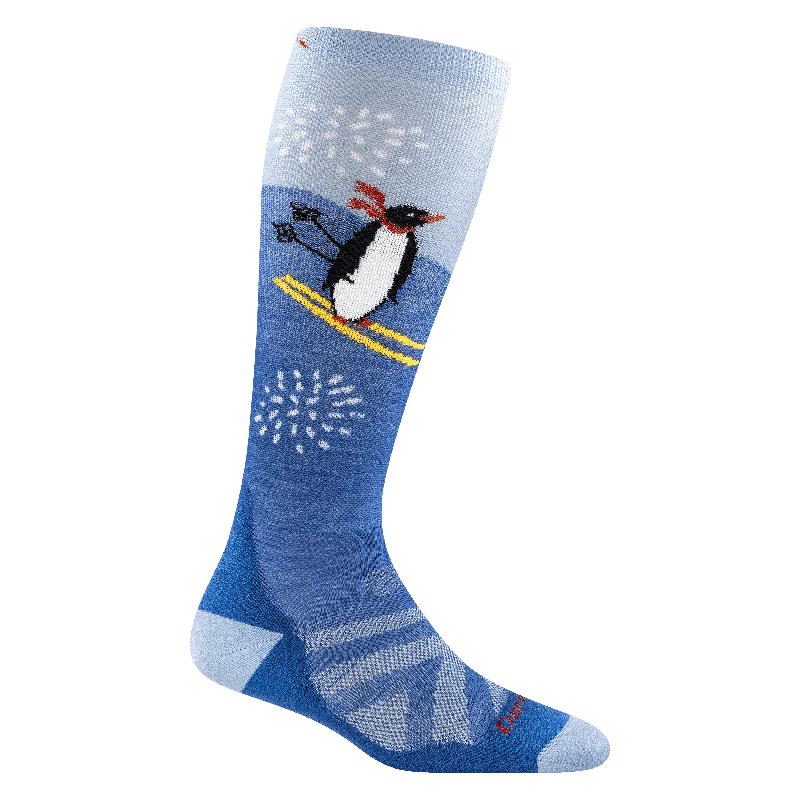 Darn Tough Kids Penguin Peak Over-The-Calf Midweight Ski & Snowboard Socks