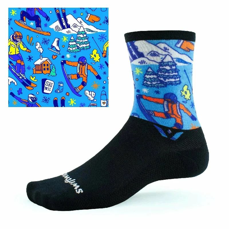 Swiftwick Vision Six Limited Edition Snowboard Crew Socks