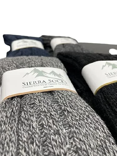 Over-The-Knee Wool Blend Socks for Women - Great for Outdoor Activities, Hiking, Skiing, Yard Work