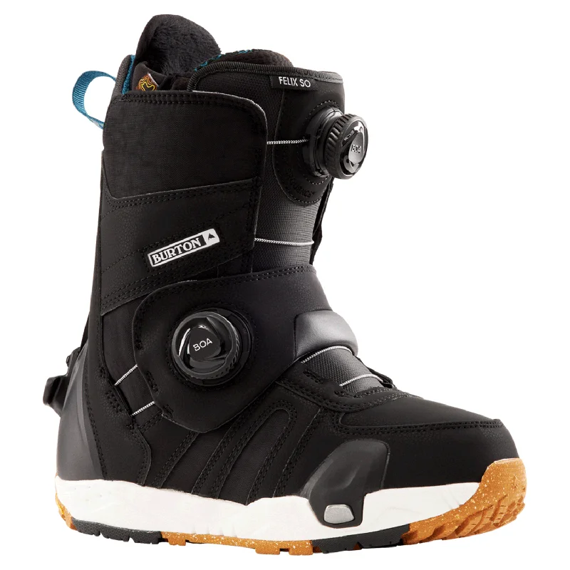 Burton Women's Felix Step On Wide Snowboard Boot 2025 Black