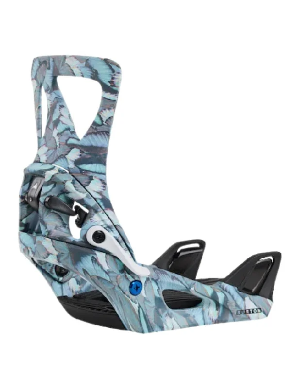 Burton Women's Step On Snowboard Binding 2025 | Blue Butterflies