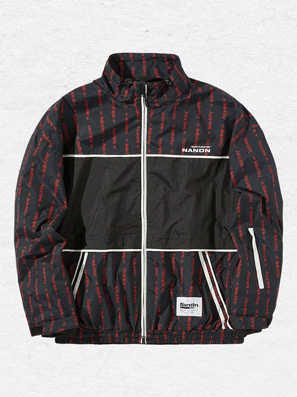 Men's Nandn Print Snowboard Jacket