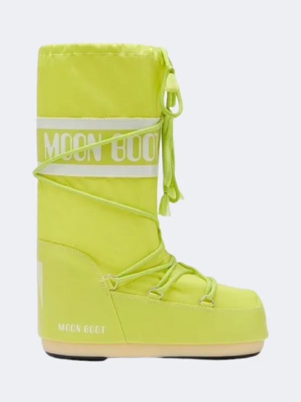 Moon Boot Icon Women Skiing After Ski Cyber Lime