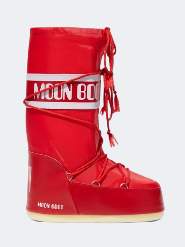 Moon Boot Icon Women Skiing After Ski Red