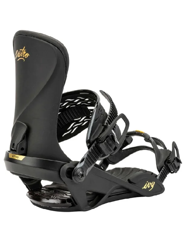 Nitro Women's Ivy Snowboard Binding 2025 | Ultra Black