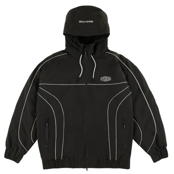 Souvenir Insulated Track Snowboard Jacket 2025 - Vintage Black