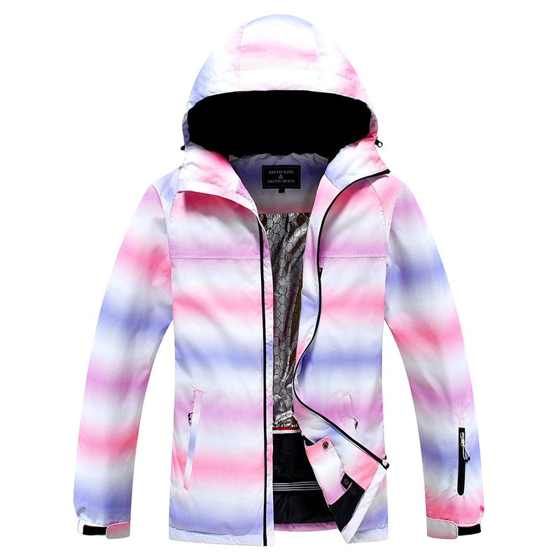 ARCTIC QUEEN Colorful Winter Ski Snowboard Jacket - Women's