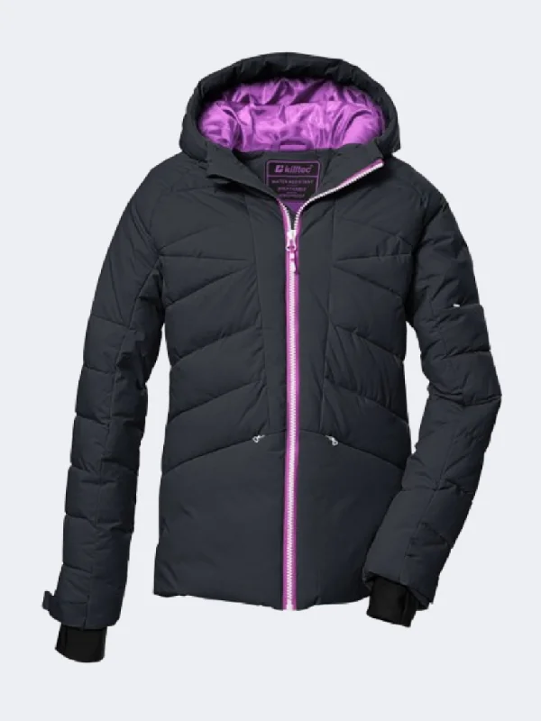 Killtec Ksw 116 Girls Skiing Jacket Black/Blue