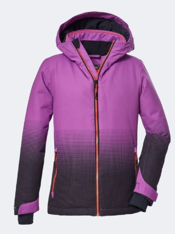 Killtec Ksw 183 Girls Skiing Jacket Neon Pure Orchid