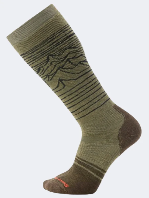 Smartwool Iguchi Pattern Unisex Skiing Sock Winter Moss