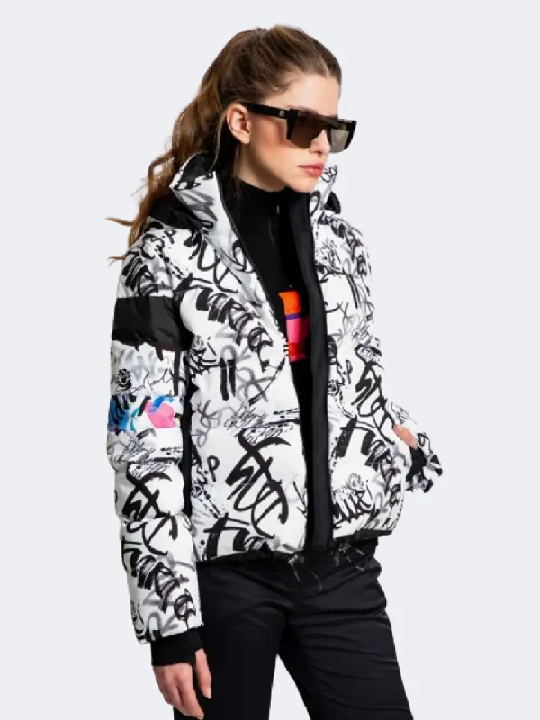 Sportalm Backstreet Kap Op Women Skiing Jacket Black/White