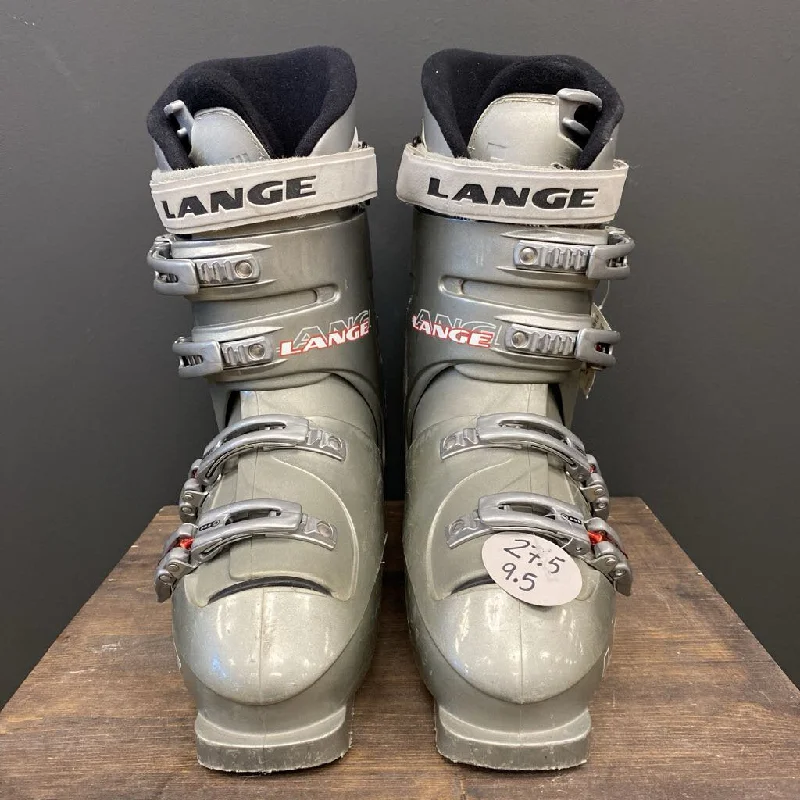 Lange - Athos 4 Downhill Ski Boots - MSRP $380: Grey/Red-women-27.5