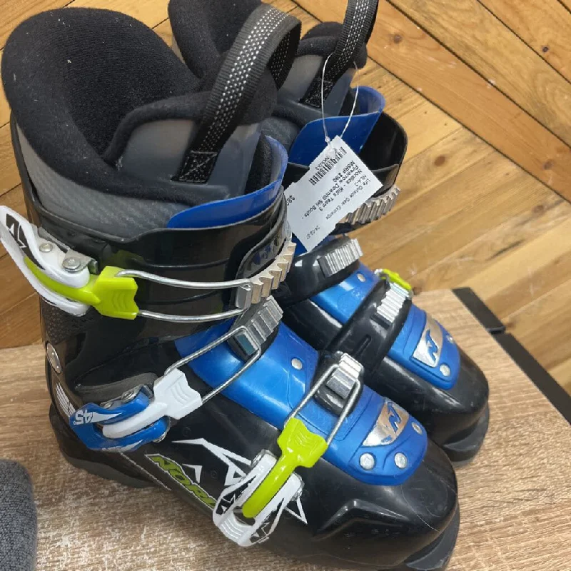 Nordica - Kid's Team 3 Firearrow Downhill Ski Boots - MSRP $190: Black/Green/Blue/White-children-22.5