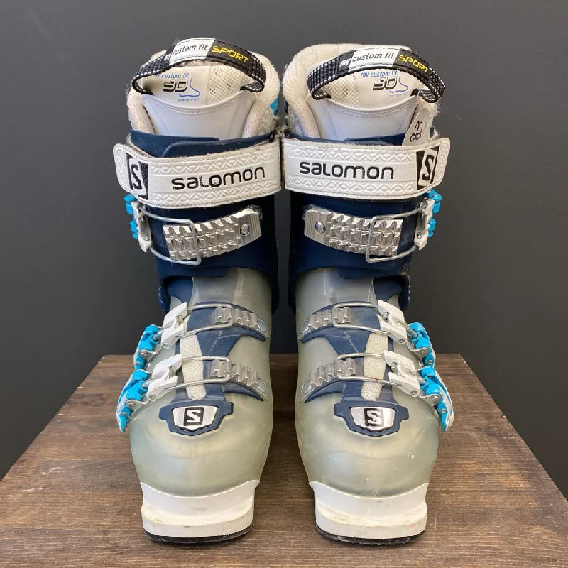 Salomon - Women's Quest Pro 80 Downhill Ski Boots - MSRP $399: Blue/White-women-22