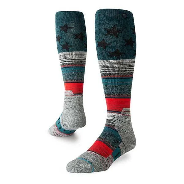 Stance Skiing  M758C19Stf Green Star Fade Sock